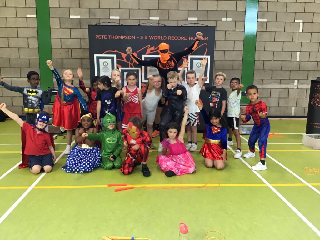 Pilgrims Pupils - super hero day